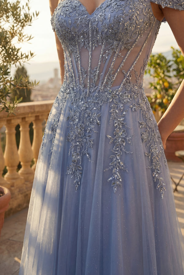 Pageant Long Formal Corset Gown