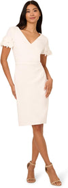Wholesale Adrianna Papell AP1D105268 Short Scuba Bodycon Cocktail Dress