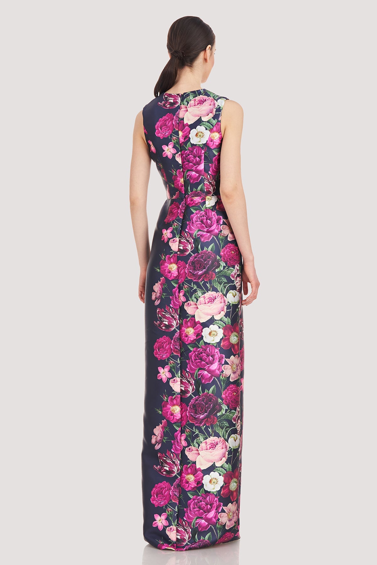 Faux-Wrap Column Gown Kay Unger 55110897
