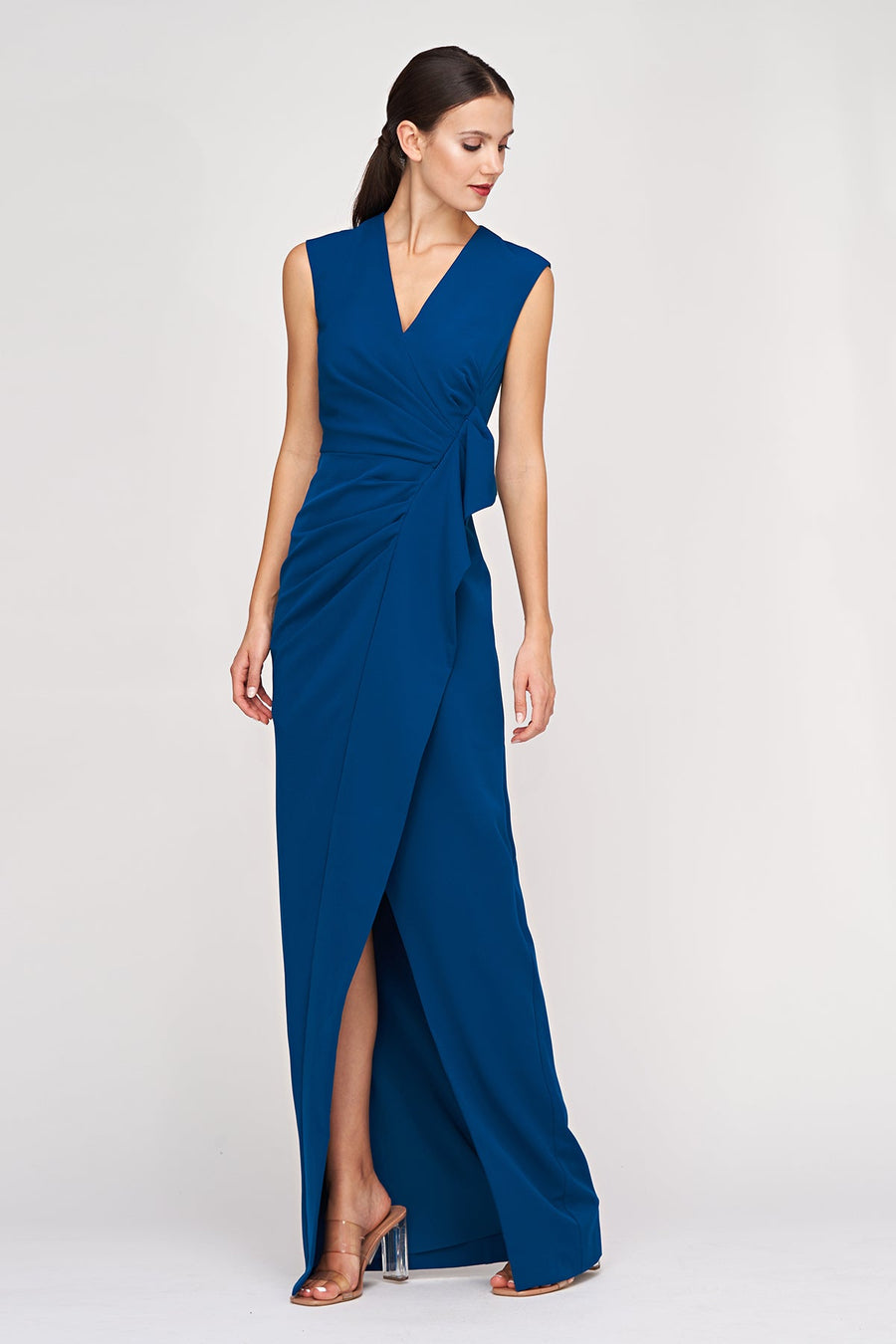 V-Neck Column Gown Kay Unger 55111911