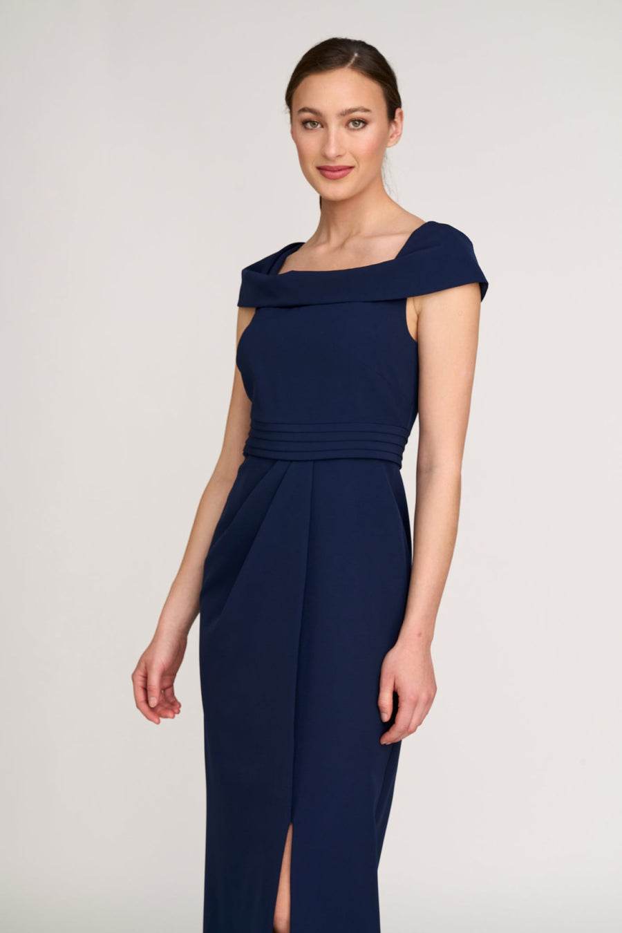 Kay Unger Anastasia Gown in Dark Midnight