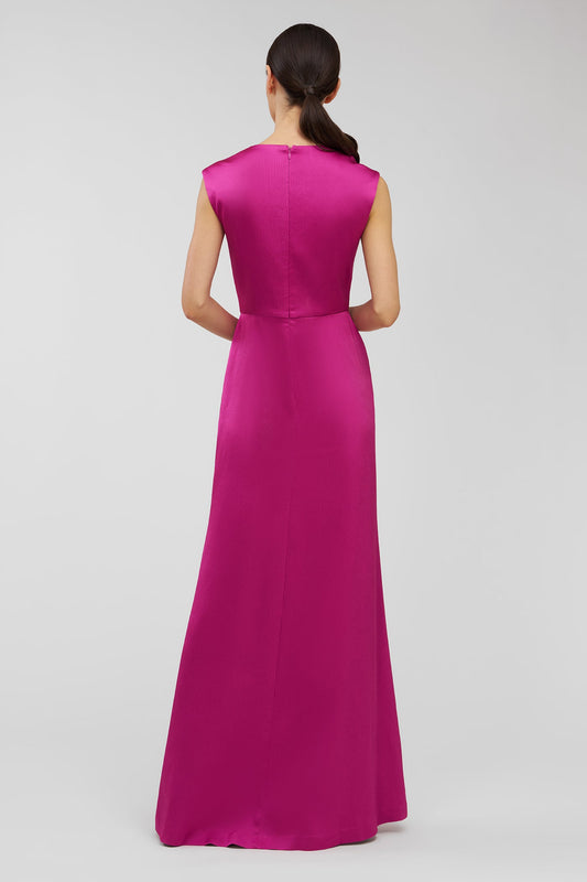 Kay Unger Madison Gown in Wild Berry
