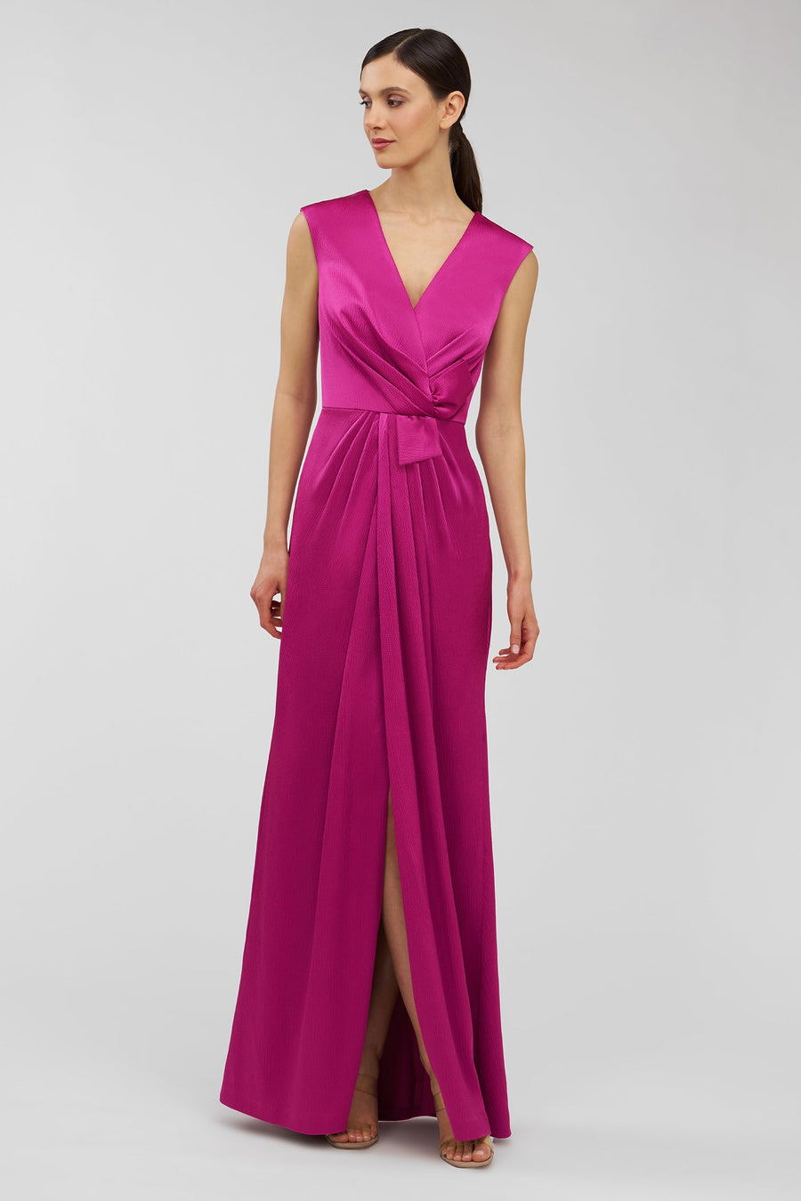 Kay Unger Madison Gown in Wild Berry