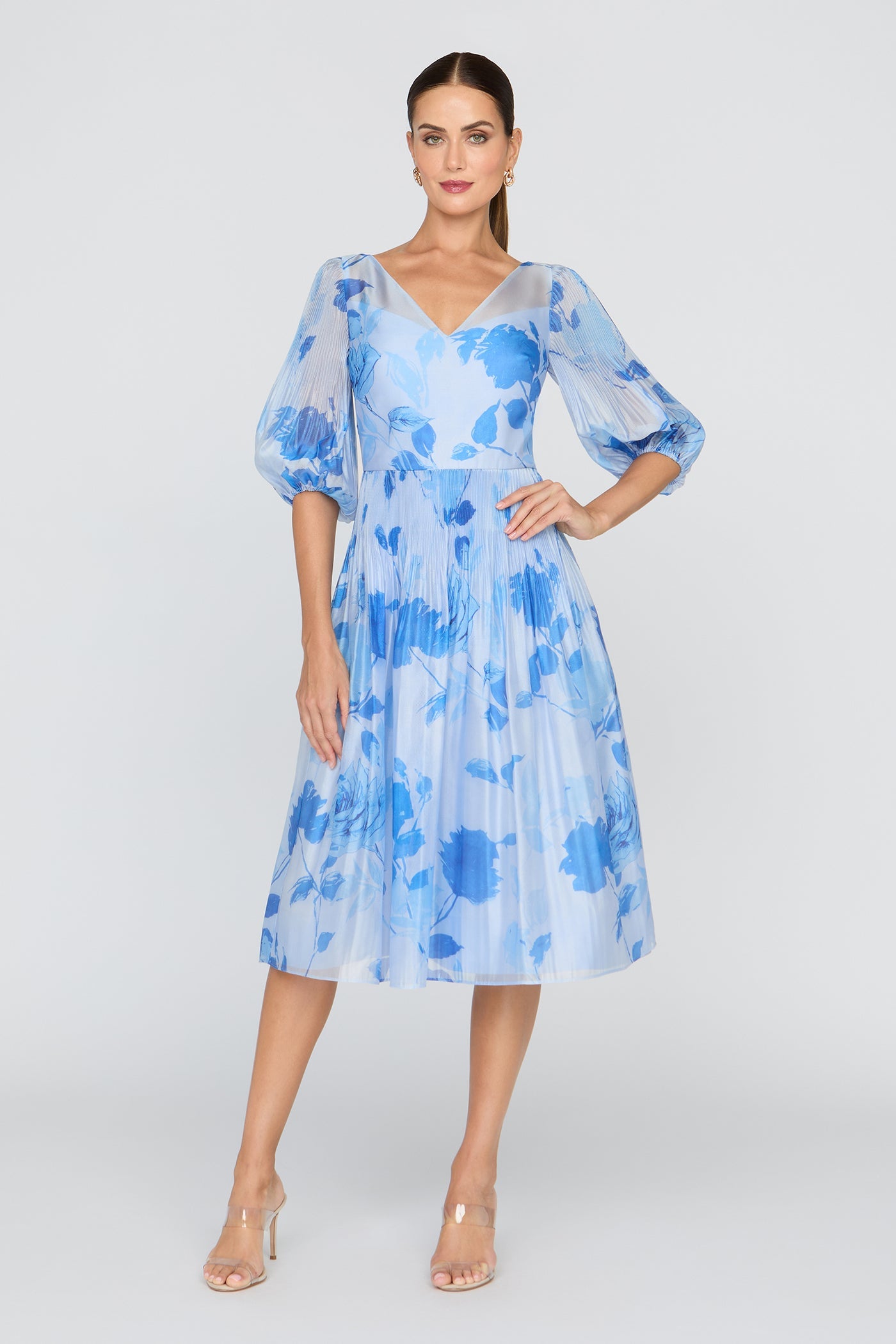 Georgina Tea Length Dress Kay Unger 55115638