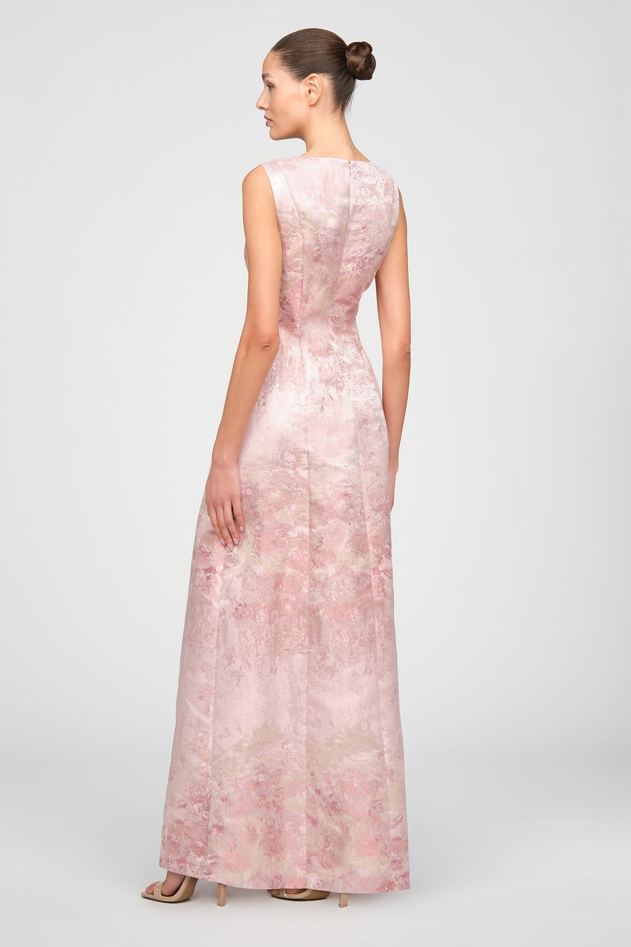 Metallic Jacquard Clark Jumpsuit Kay Unger 55411431