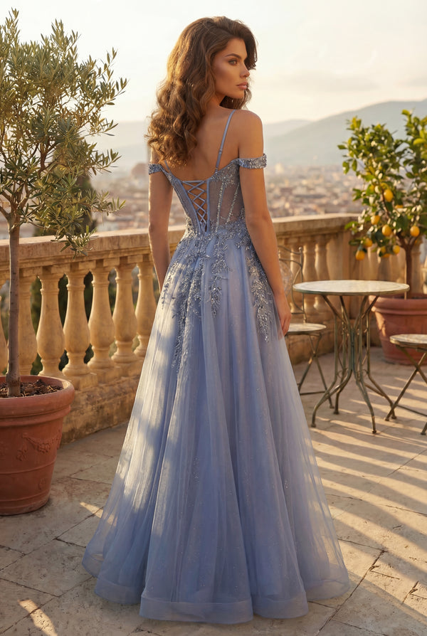 Pageant Long Formal Corset Gown