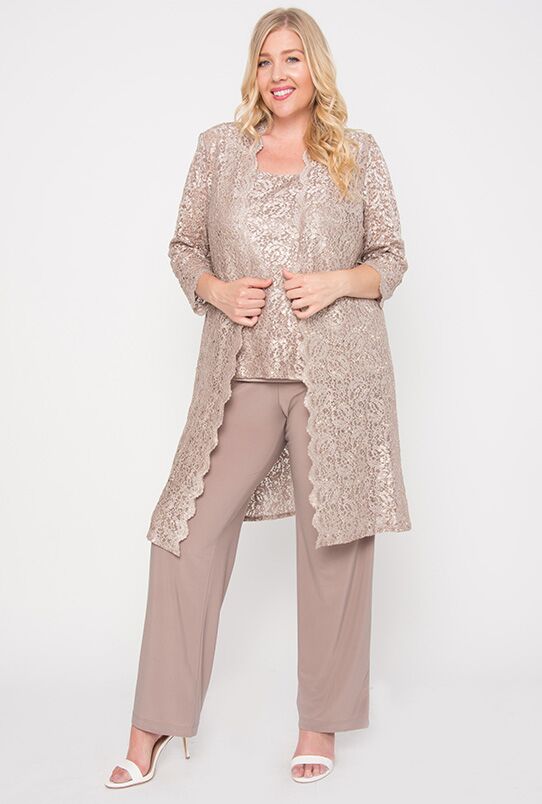 R&M Richards RM1993 Mother of the Bride Long Jacket Pant Suit