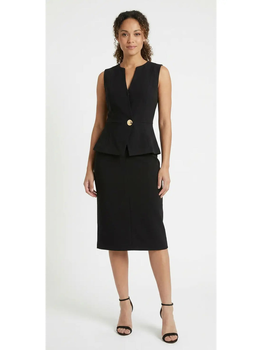 London Times Little Black Dress Classy T10660M