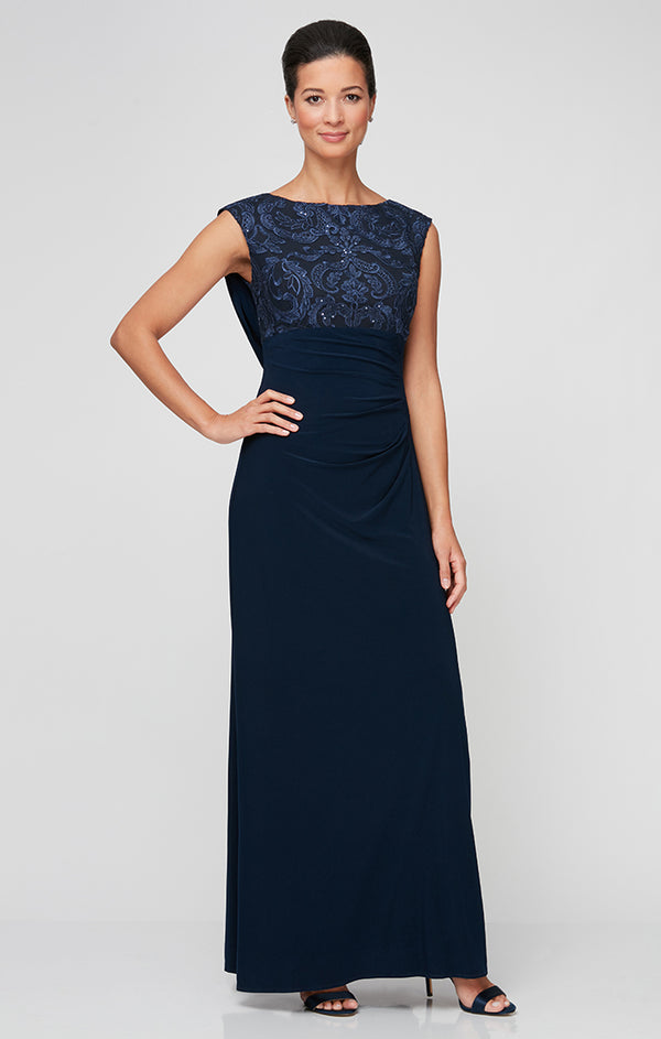 Long Cap Sleeve Formal Dress Alex Evenings 81171137