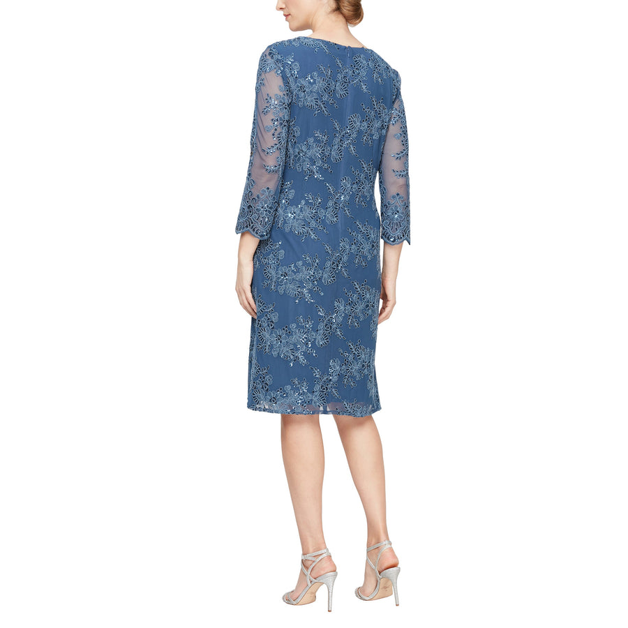Floral Embroidered Lace Dress Alex Evenings 811712226