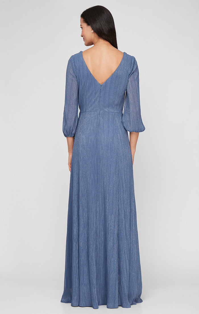 Wholesale Alex Evenings 81321037 Long Mother of the Bride Pleated Formal Dress