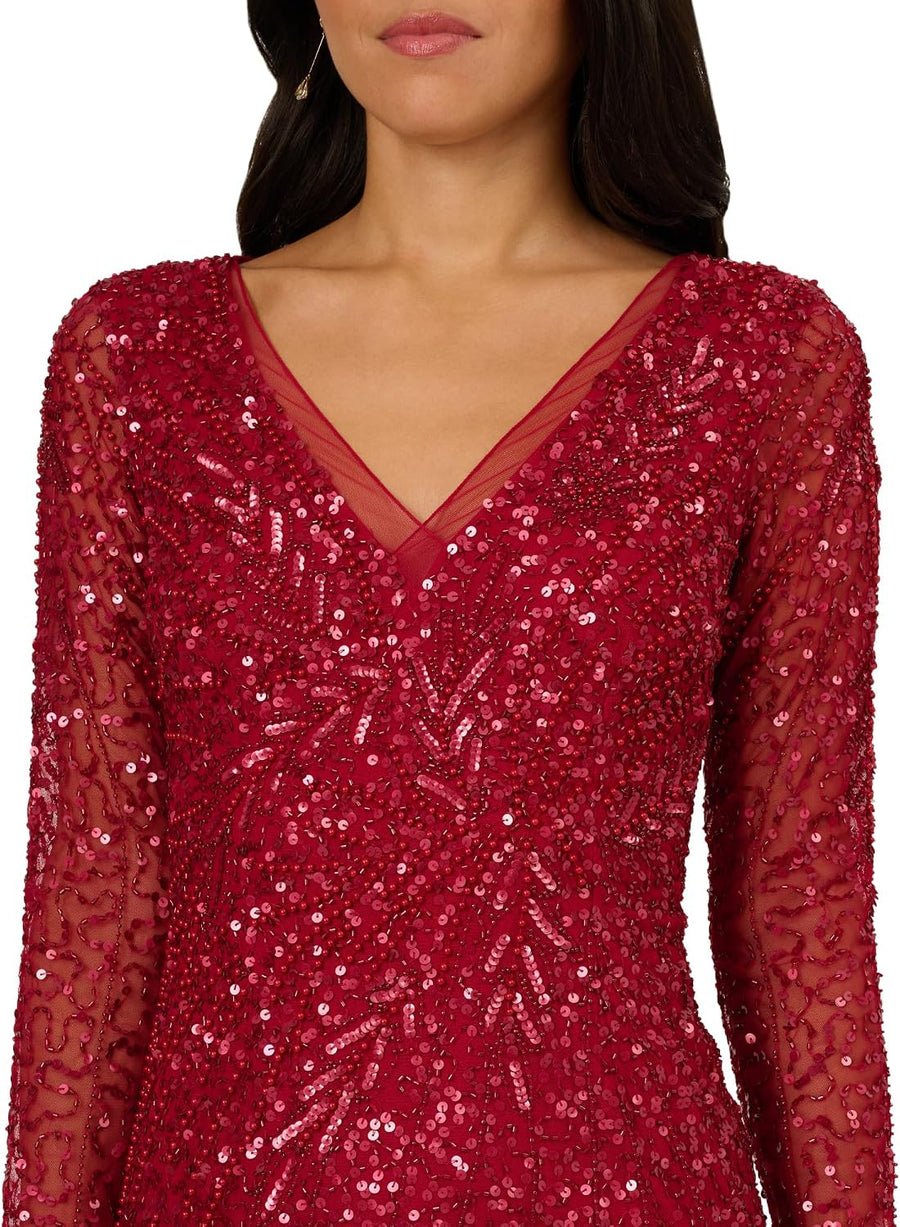 Adrianna Papell AP1E211716 Cranberry