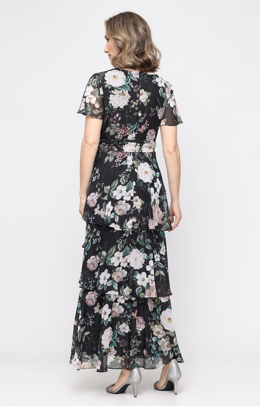 Tiered Chiffon Gown SL Fashions 9172220