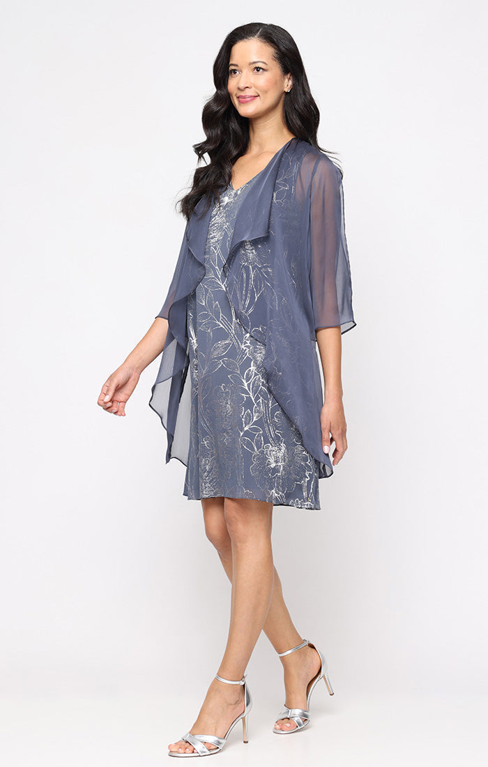 Embellished Jacket Dress SL Fashions 9179504