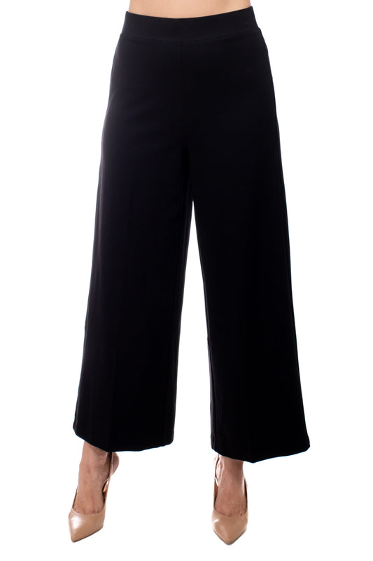 Adrianna Papell wide leg millennium pant - Wholesale - BLACK - Front 