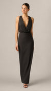 Adrianna Papell ADAE213466 Black, verified full-length front view