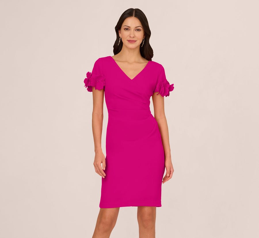 Wholesale Adrianna Papell AP1D105268 Short Scuba Bodycon Cocktail Dress
