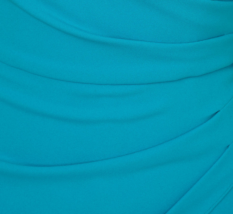 Bateau Floor-Length Crepe Formal Sheath Adrianna Papell AP1D105768