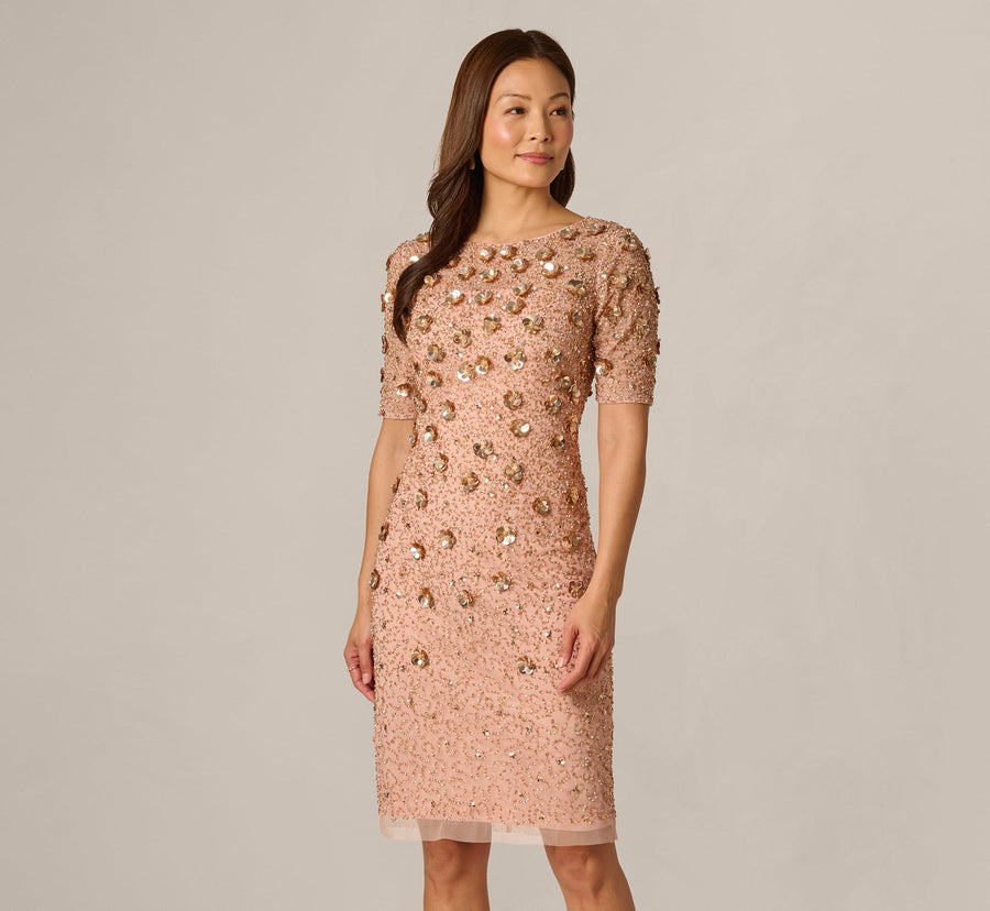 Wholesale Adrianna Papell AP1E207750 Short Beaded Cokctail Dress