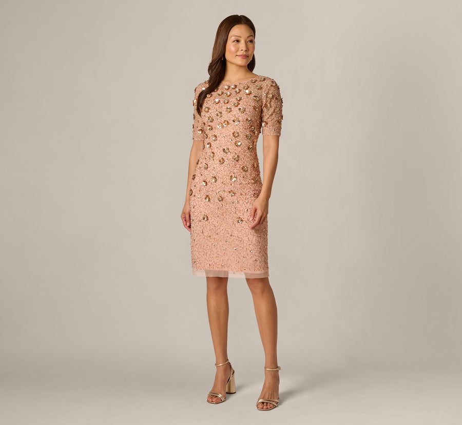 Wholesale Adrianna Papell AP1E207750 Short Beaded Cokctail Dress