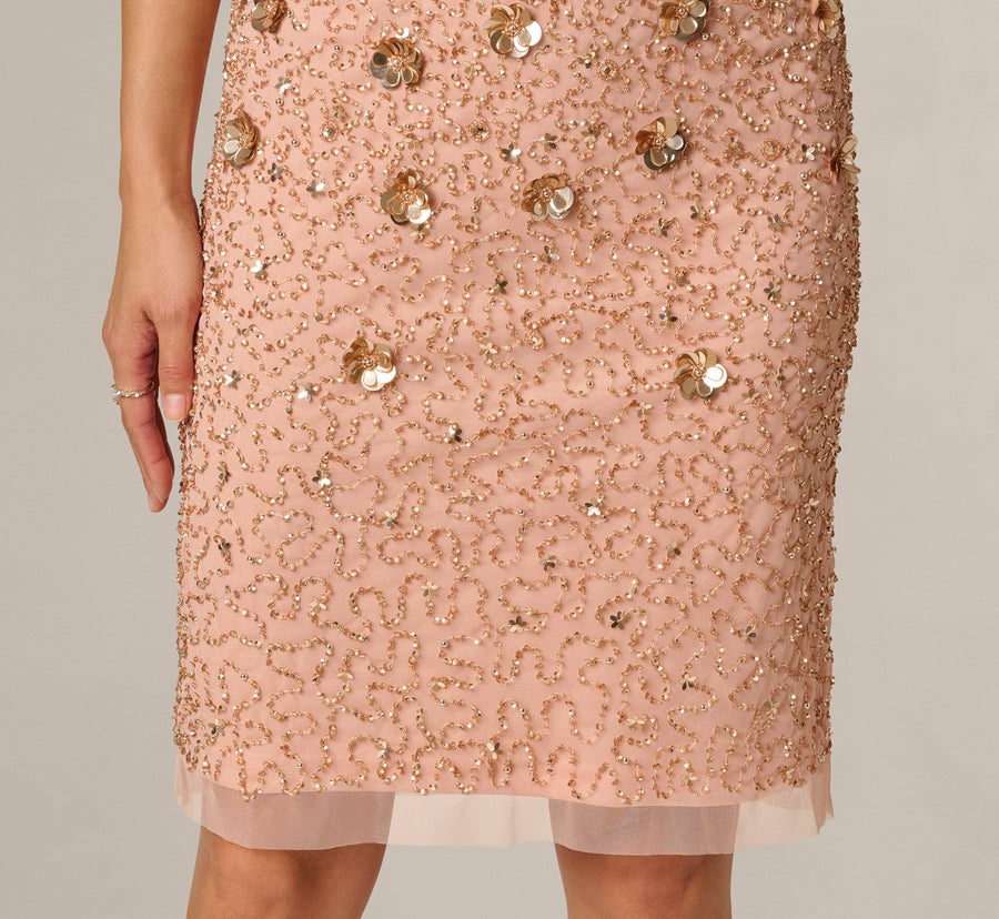 Wholesale Adrianna Papell AP1E207750 Short Beaded Cokctail Dress