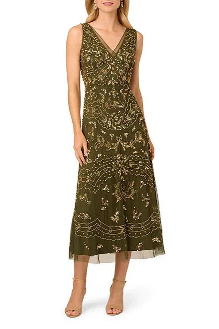 Adrianna Papell AP1E209645 Olive 12 Sale
