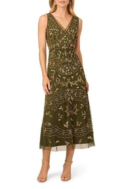 Adrianna Papell AP1E209645 Olive 12 Sale