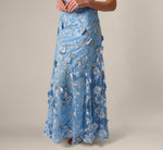 Wholesale Cap Sleeve Floral Embroidered Illusion Godet Gown Adrianna Papell AP1E211758