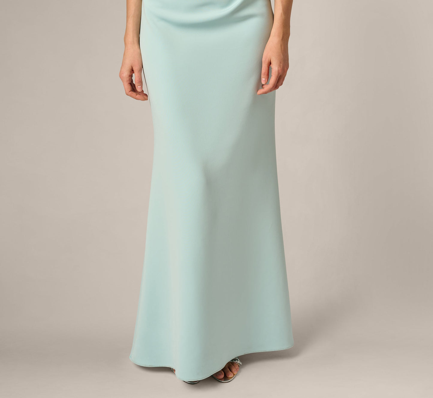 Wholesale Adrianna Papell AP1E211975 Long Off Shoulder Rosette Dress