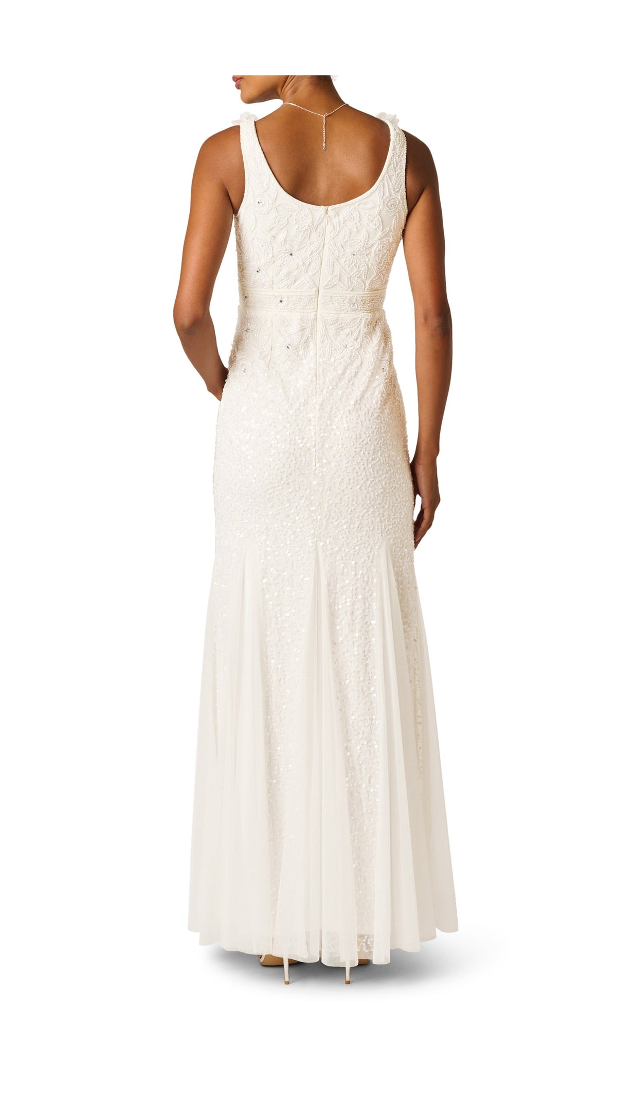 Adrianna Papell Beaded Godet Mermaid Gown 212746 Wholesale
