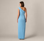 Wholesale Beaded One Shoulder Stretch Column Gown Adrianna Papell AP1E212835