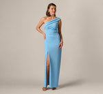 Wholesale Beaded One Shoulder Stretch Column Gown Adrianna Papell AP1E212835