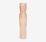 Wholesale Hand-Beaded Sleeveless Slim Column Gown Adrianna Papell AP2E208131