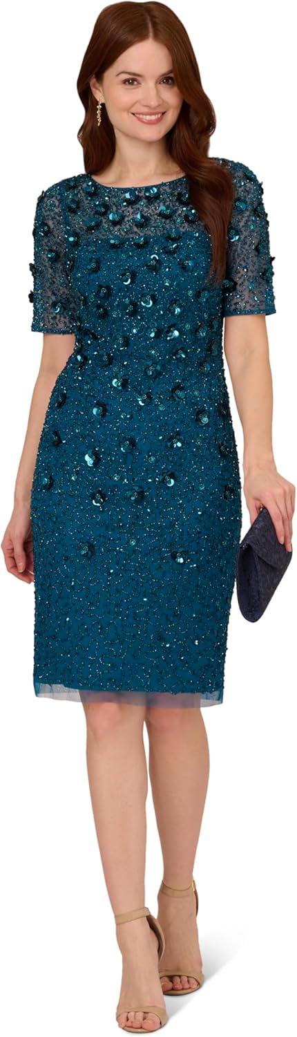 Wholesale Adrianna Papell AP1E207750 Short Beaded Cokctail Dress