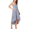 Aidan Mattox MD1E209554 Strapless High Low Floral Dress