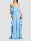 Wholesale Badgley Mischka Strapless Long Formal Pleated Gown BB0002A