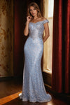 Evening Mermaid Fitted Evening Dress