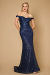 Evening Mermaid Fitted Evening Dress