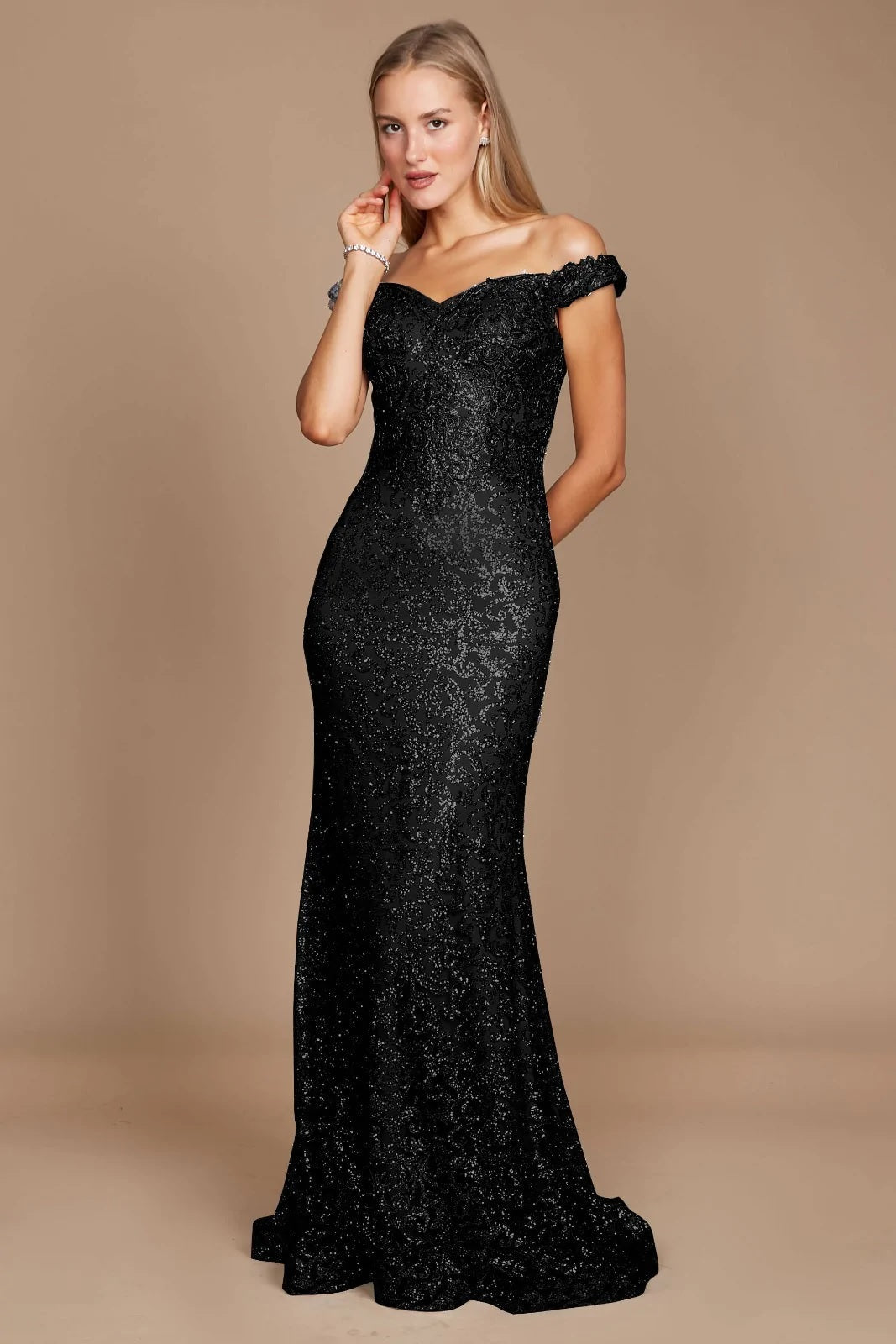 Evening Mermaid Fitted Evening Dress