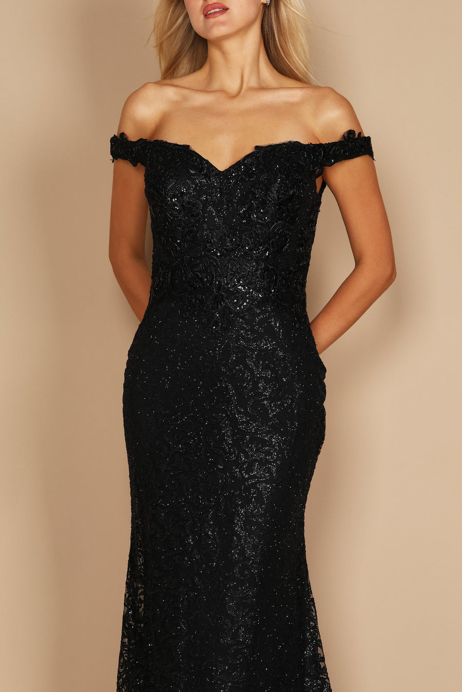 Evening Mermaid Fitted Evening Dress