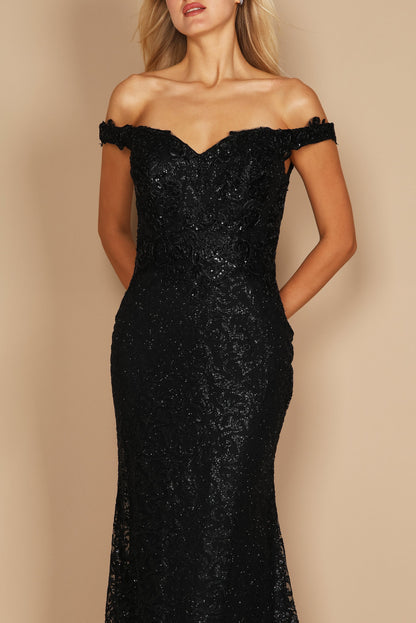 Evening Mermaid Fitted Evening Dress