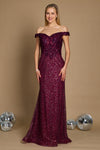 Evening Mermaid Fitted Evening Dress