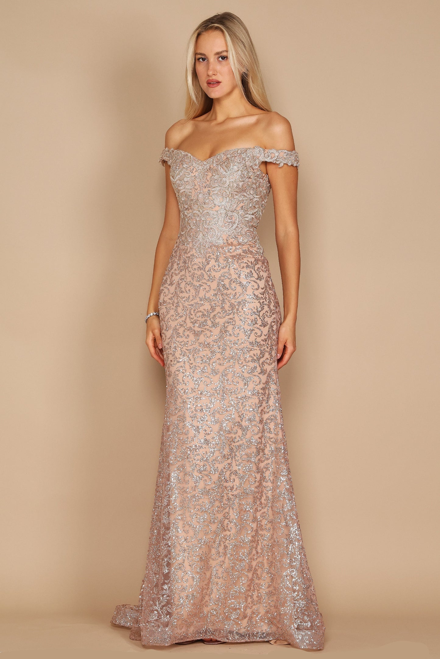 Evening Mermaid Fitted Evening Dress