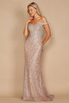Evening Mermaid Fitted Evening Dress