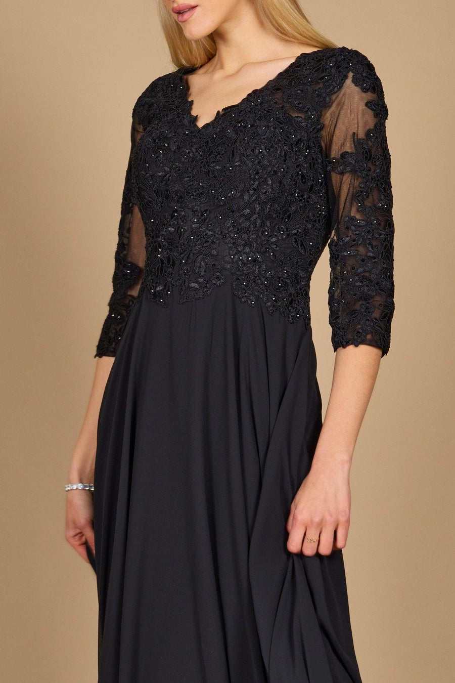 Floor Length Formal Mother of the Bride Dress