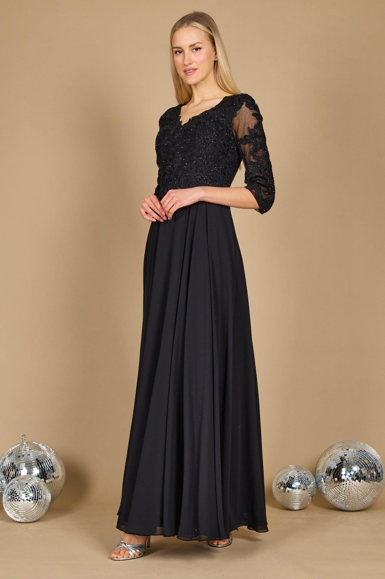 Floor Length Formal Mother of the Bride Dress