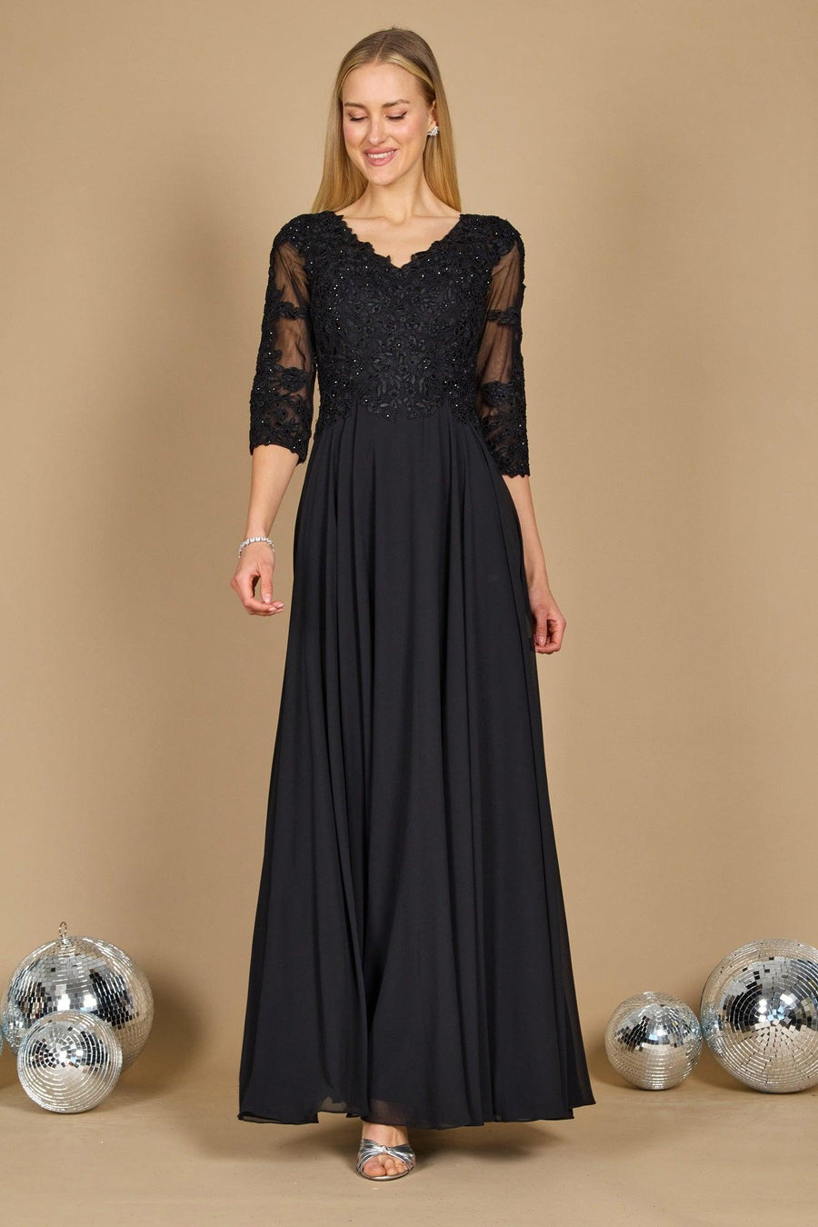 Floor Length Formal Mother of the Bride Dress