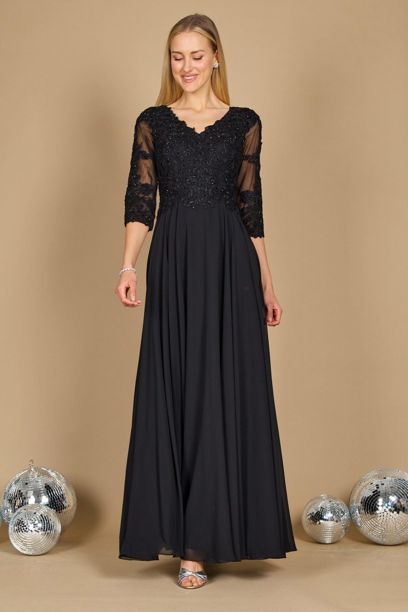 Floor Length Formal Mother of the Bride Dress