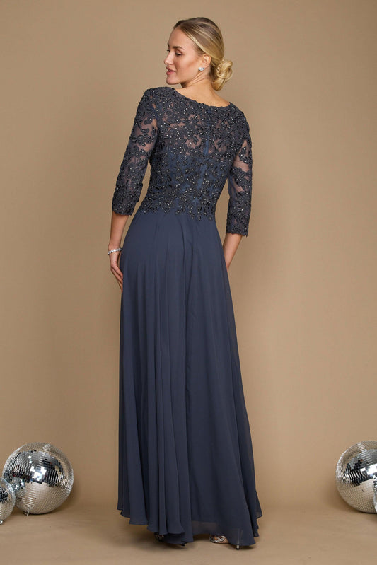 Floor Length Formal Mother of the Bride Dress