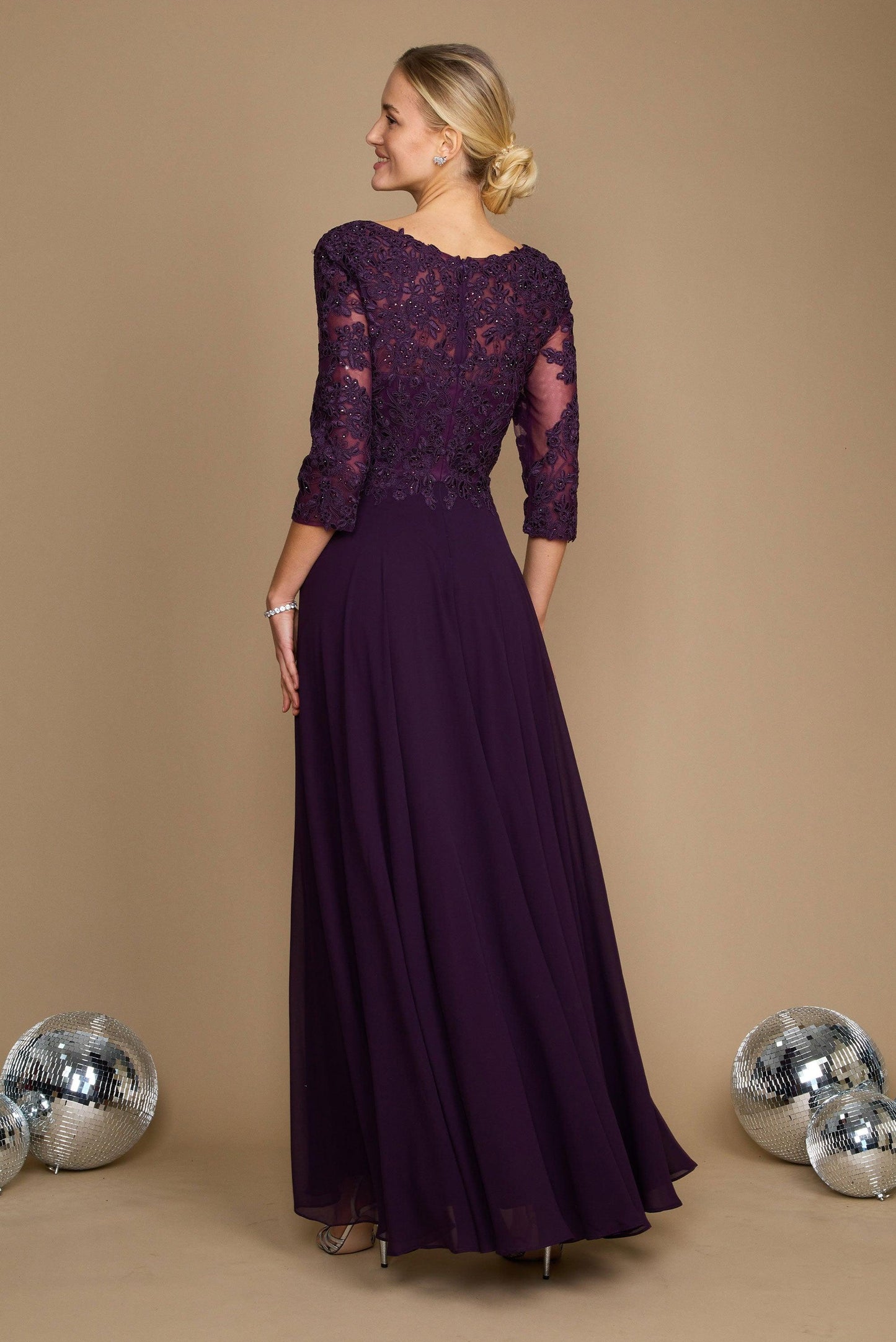 Floor Length Formal Mother of the Bride Dress